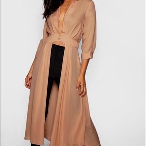Boohoo maxi shirt
